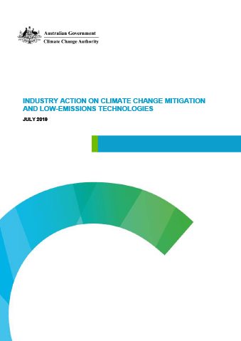Industry action on climate change mitigation in Australia